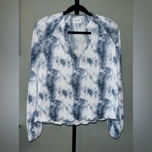 Saylor ribbed tie dye top | size medium